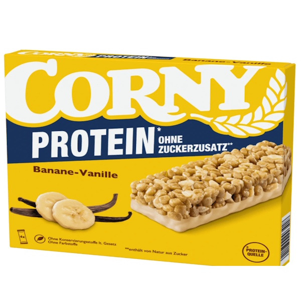 ΜΠΑΡΕΣ ΔΗΜΗΤΡ.CORNY PROTEIN BANANA VANILLA  24T*50G
