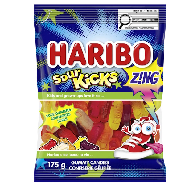 ΖΕΛΕ HARIBO 175ΓΡ SOUR KICKS 12Τ