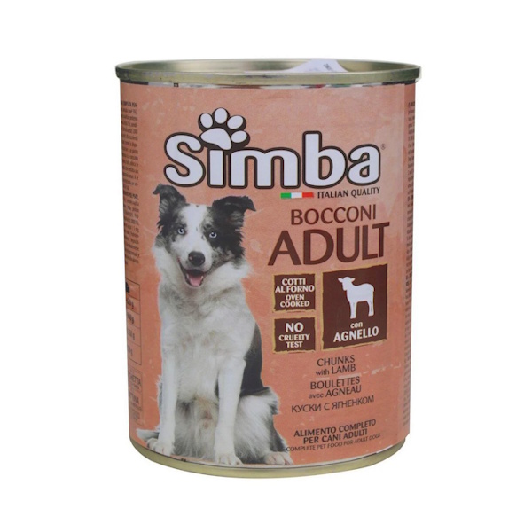SIMBA ΣΚΥΛΟΤΡΟΦΗ  AGNELLO ΑΡΝΙ 415ΓΡ*24Τ