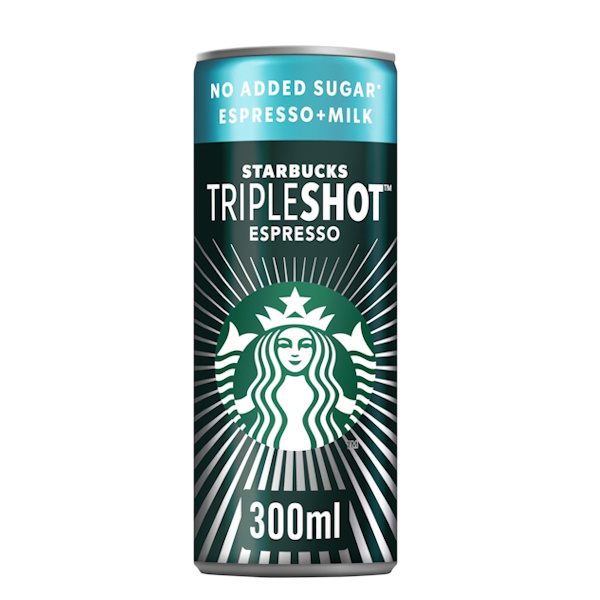 STARBUCKS ΚΑΦΕ TRIPLESHOT NO SUGAR 300ML*12T
