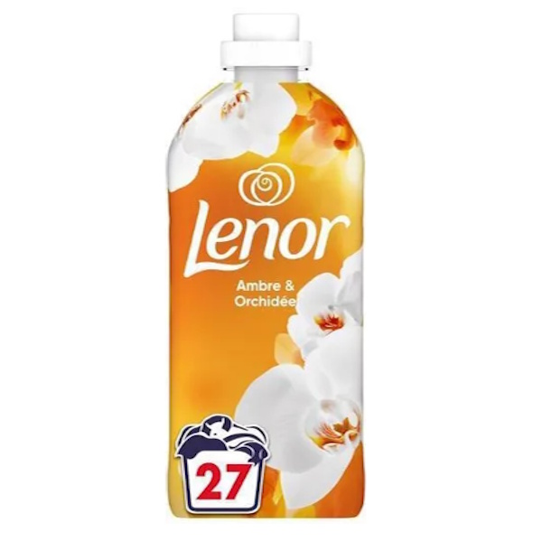 LENOR ΜΑΛ/ΚΟ VANILIA ΟΡΧΙΔΕΑ ΚΙΤΡΙΝΟ 575 ML * 8Τ