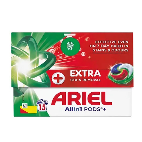 ARIEL PODS ALL IN1 15PCS 4T EXTRA CLEAN