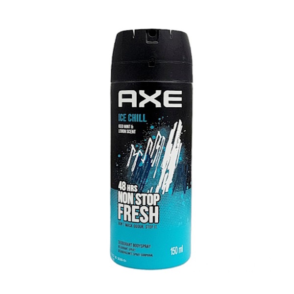 AXE SPRAY ICE CHILL 48H NON STOP FRESH  150ML*6TEM