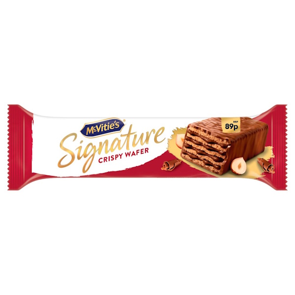ΣΟΚΟΛΑΤΑ SIGNATURE CRISPY  WAFER BAR 45g McVities 18T