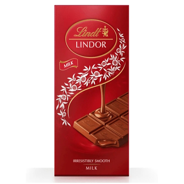 LINDT LINDOR ΓΑΛΑΚΤΟΣ 18Τ 100ΓΡ TABLE